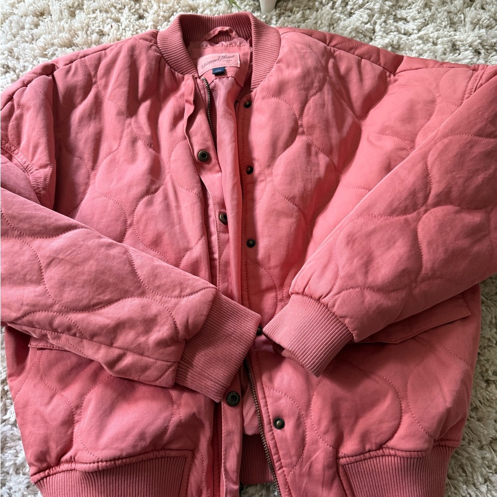 Universal Thread Pink Bomber Jacket - Picture 2 of 7